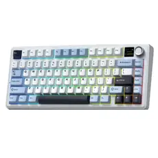 Keyboard AULA F75MAX Gasket Wireless Mechanical Keyboard White/Blue/Purple (Reaper Switch), 2 image