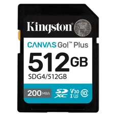 Flash memory card Kingston Canvas Go Plus 512GB SD Card