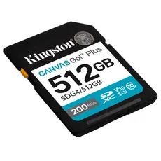 Flash memory card Kingston Canvas Go Plus 512GB SD Card, 2 image