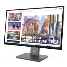 Monitor Lenovo ThinkVision P27QD-40 27" IPS QHD 2560x1440 4ms 120Hz Raven Black, 2 image