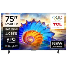 TCL 75V6D TV Google TV 4K HDR10 WiFi5 BT5.2 Dolby Audio 15W 300X300
