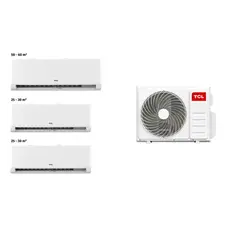 TCL MULTI SPLIT AIR CONDITIONER FMA-27I3HD/DVO OUTDOOR + FMA-09CHSD/TPH11I (2pcs) + FMA-18CHSD/TPH11I (100-120m2) Inverter R32