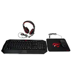 Keyboard, mouse and headset Havit KB501CM Gaming combo keyboard mouse mousepad headset