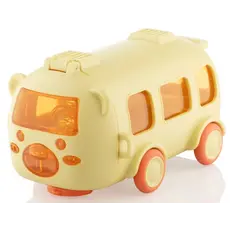 Water bottle Ardesto Bottle Bear Bus 500ml, plastic, yellow, 2 image