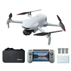 Drone Potensic Drone ATOM 3 Screen Remote (Fly More Combo) AI Tracking Grey PixSync 5.0, 3 Batteries, Grey