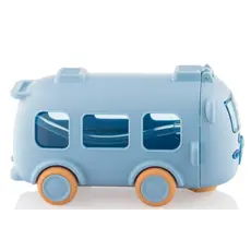 Water bottle Ardesto Bottle Bear Bus 500ml, plastic, light blue, 3 image