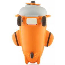 Water bottle Ardesto Bottle Plane 550ml, plastic, orange, 3 image