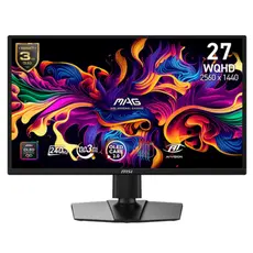 MSI Monitor 26.5" MAG 272QP QD-OLED-X24 2xHDMI, DP, USB-C, Audio, QD-OLED, 2560x1440, 240Hz, 0.03ms, DCI-P3 99%, G-SYNC, FreeSync, Pivot, HDR400