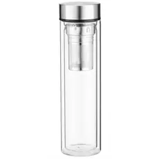 Thermos Ardesto Double wall Bottle, 450ml, borosilicate glass, stainless steel