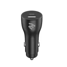 Car Charger 2E 2E-ACR18PDQC-B Car Charger Dual USB 38W, PD, QC black