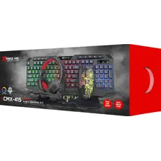 Keyboard, headphones, mouse, and mouse pad XTRIKE ME CMX-415 EN Wired 4in1 combo, 6 image