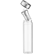 Thermos Ardesto Double wall Bottle, 450ml, borosilicate glass, stainless steel, 2 image