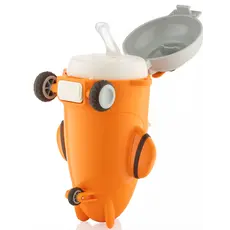 Water bottle Ardesto Bottle Plane 550ml, plastic, orange, 4 image