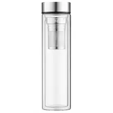 Thermos Ardesto Double wall Bottle, 450ml, borosilicate glass, stainless steel, 3 image