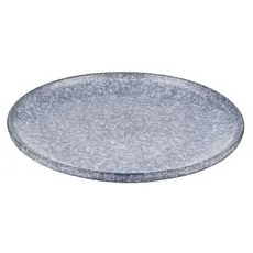 Plate ARDESTO Loreto, 27cm, porcelain, gray 767637176071, 2 image