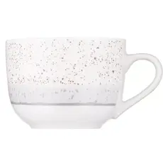 ARDESTO Mug Siena, 500ml, porcelain, white-gray 767637177597, 2 image