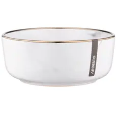 Salad Bowl Ardesto Bowl Marmo, 15.6cm, ceramics, white