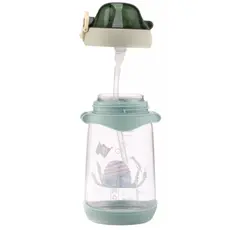 Water bottle Ardesto Bottle for kids Octopus, 500ml, plastic, green, 2 image
