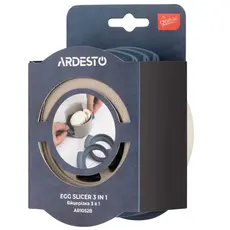 Egg slicer Ardesto Egg slicer 3 in 1 Gemini, stainless steel, plastic, gray-blue, 7 image
