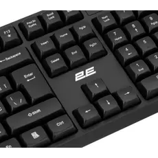 Keyboard and mouse 2E Membrane keyboard KS131 104key, USB-A, EN/UK, black, 2 image