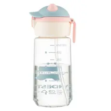 Water bottle Ardesto Bottle Bear 550ml, plastic, pink, 2 image