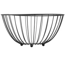 Fruit bowl Ardesto Basket Midori 28x28x13cm, metal, black, 2 image