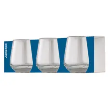 Glass set Ardesto Low Glass Gloria Shine, 345ml, 3pcs, glass, transparent, 2 image