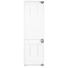 Built-in refrigerator ARDESTO with bottom freezer, 177x54.5x54, ref-180L, freeze-68L, 2 doors, A+, NF, door-on-door, white