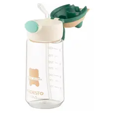 Water Bottle Ardesto Bottle Bear 550ml, plastic, green, 2 image