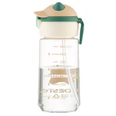Water Bottle Ardesto Bottle Bear 550ml, plastic, green, 3 image