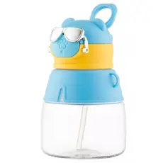 Water bottle Ardesto Bottle Space 550ml, plastic, light blue, 3 image