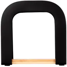 Ardesto Midori Napkin holder 12х4.5х12cm, metal, bamboo, black, 3 image