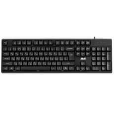 Keyboard and mouse 2E Membrane keyboard KS131 104key, USB-A, EN/UK, black