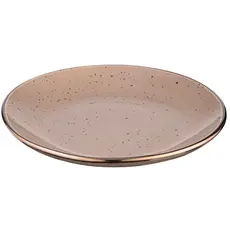 ARDESTO Dessert plate Emilia, 20cm, ceramic, brown 767637175982, 2 image