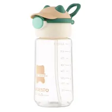 Water Bottle Ardesto Bottle Bear 550ml, plastic, green