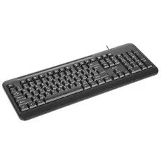 Keyboard 2E Keyboard membrane KM1040 104key, USB-A, EN/UK, black, 2 image