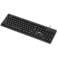 Keyboard and mouse 2E Membrane keyboard KS131 104key, USB-A, EN/UK, black, 3 image
