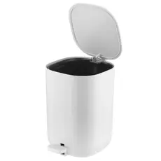 Trash bin ARDESTO Step bin Vigor, 3l, polypropylene, white 767637180726, 3 image