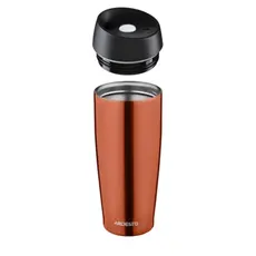 Thermos ARDESTO Travel mug Easy travel 450 ml, orange, s/s, 2 image