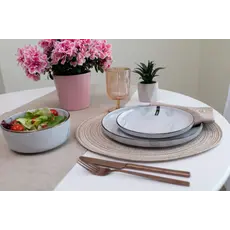 Ardesto Dinner plate Marmo, 27cm, ceramics, white, 4 image