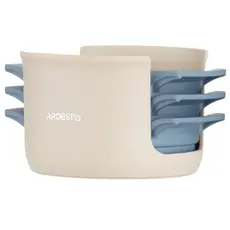 Egg slicer Ardesto Egg slicer 3 in 1 Gemini, stainless steel, plastic, gray-blue