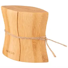 Salt and pepper set ARDESTO Midori, 2 pcs, 10ml, 9.5х4х9cm, bamboo, stainless steel, glass, plastic, 3 image