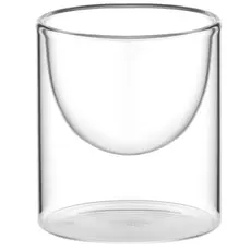 Ardesto Double wall dessert glasses set, 170ml, 2pcs, borosilicate glass, transparent