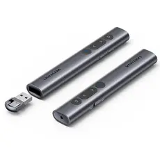 Presenter Vention KQIH0 2.4G Wireless PowerPoint Presenter 100m Range Gray