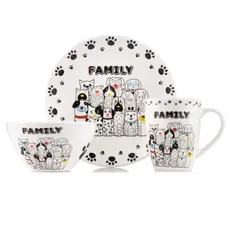 Ardesto Set of dishes Family, 3pcs, new bone china
