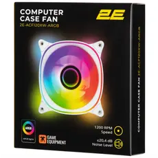 Cooler 2E GAMING Case Fan Air Cool X Fan ACF120XB-ARGB, 120mm, 1200rpm, 3pin, 3pin +5VARGB, 20.4dBa, white, 5 image