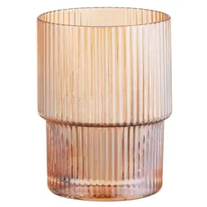 Ardesto Low glasses set, 200ml, 2pcs, glass, golden, 2 image