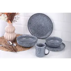 plate ARDESTO Loreto, 19cm, porcelain, gray 767637176088, 4 image