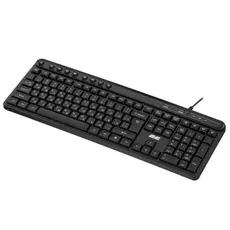 Keyboard 2E Membrane Keyboard KS1100 104key, 2xUSB HUB, USB-A, EN/UK, black, 2 image
