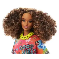 Mattel Barbie Fashionistas Doll - Good Vibes T-Shirt Dress (New pack.), 3 image